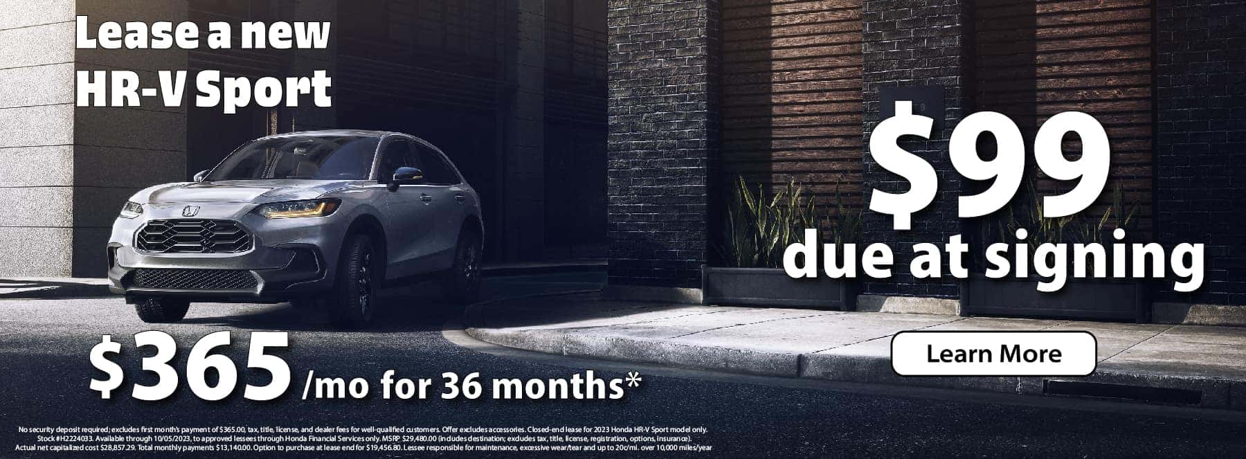 End of September HRV Lease