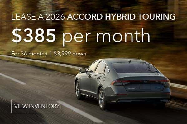 Accord Hybrid Lease Offer