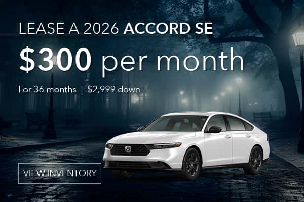 Accord SE Lease Offer