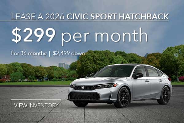 Civic Hatchback Lease Offer