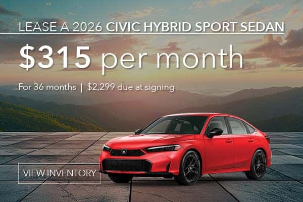 Civic Sedan Hybrid Lease Offer