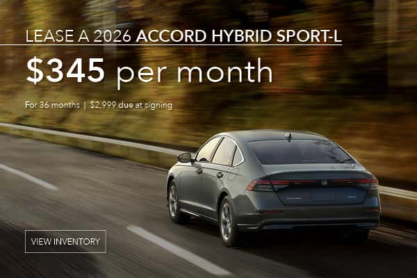 Accord Hybrid Lease Offer