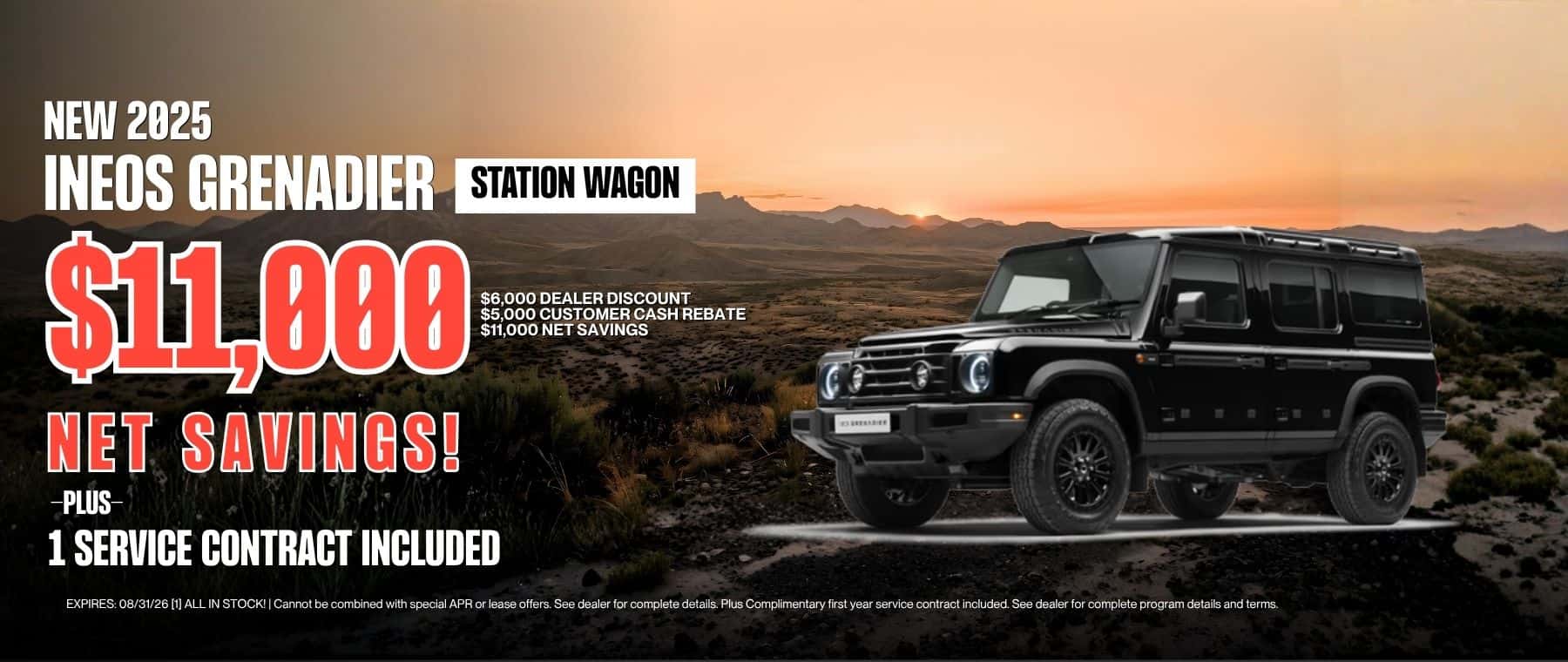 2025 INEOS GRENADIER Station Wagon Net Savings