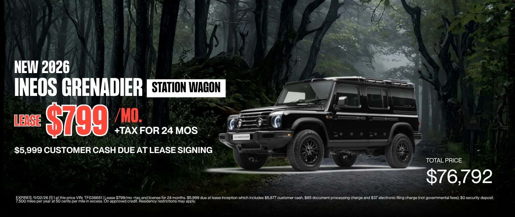 2026 INEOS Grenadier Station Wagon Lease at Roseville INEOS Grenadier
