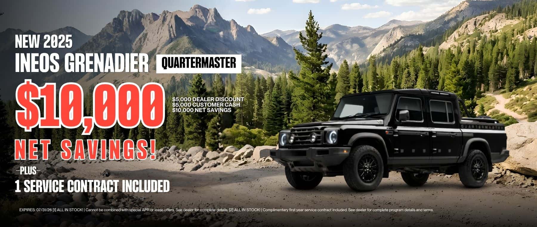 2025 INEOS Grenadier Quartermaster Net Savings at Roseville INEOS Grenadier