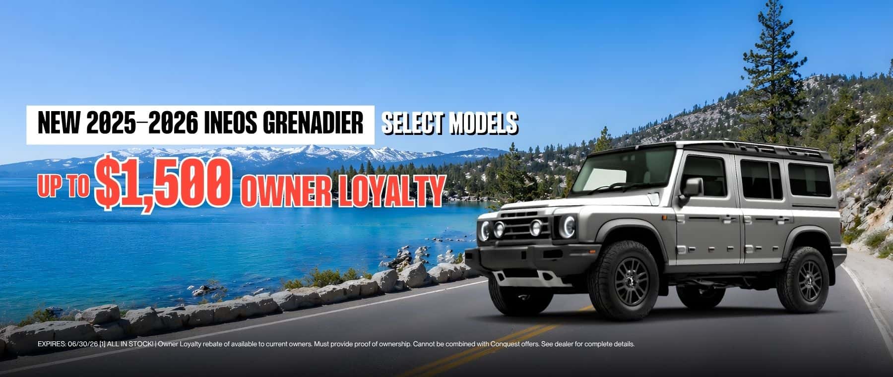 New 2025-2026 INEOS GRENADIER Loyalty At Roseville INEOS Grenadier