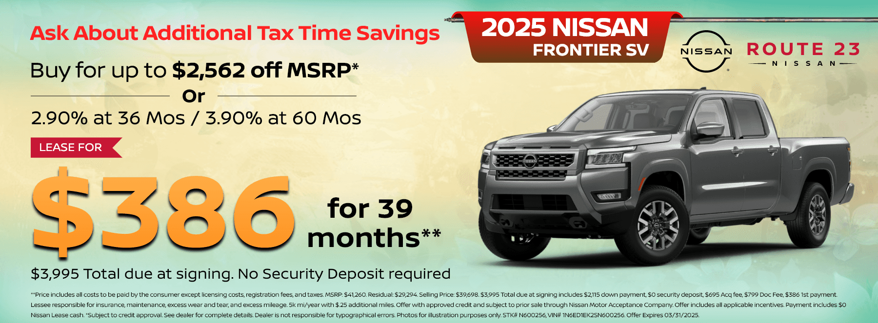 Route 23 Nissan | New and Used Vehicle Dealer in Butler, NJ