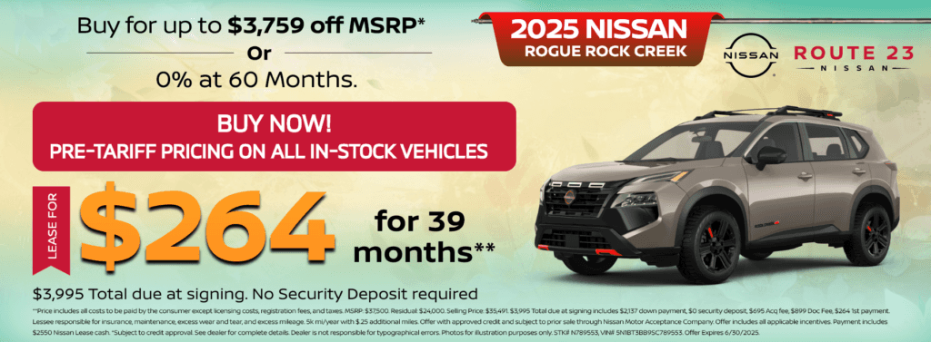 2025 Nissan Rogue Rock Creek