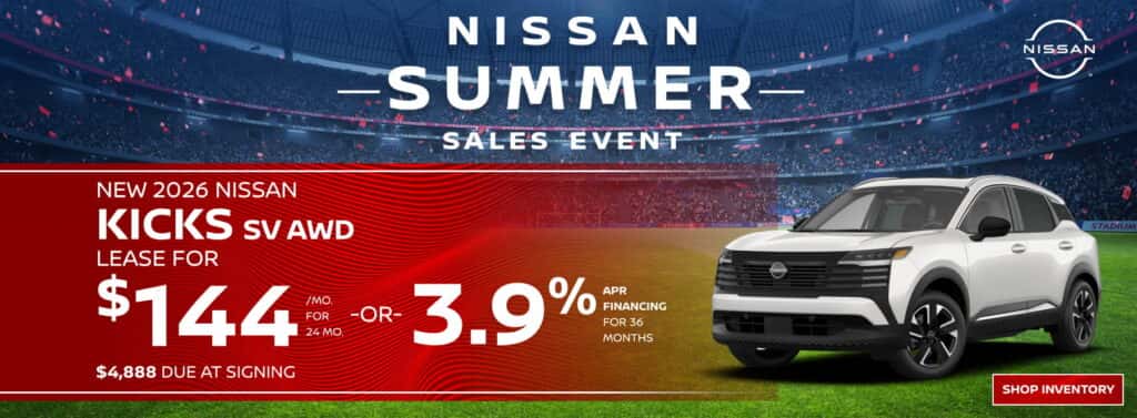 LEASE FOR $144 PER MONTH FOR 24 MONTHS OR 3.9% APR FINANCING FOR 36 MONTHS