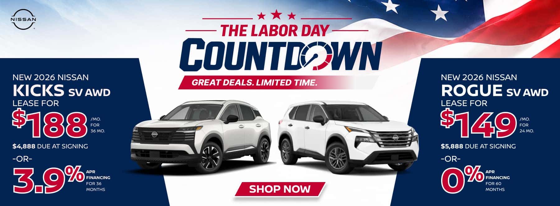NEW 2026 NISSAN KICKS AND NEW 2026 NISSAN ROGUE