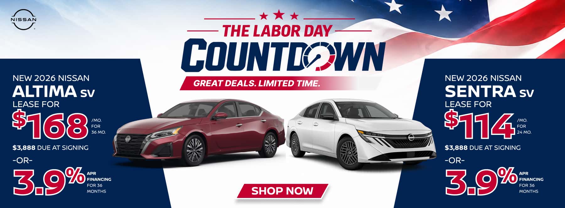NEW 2026 NISSAN SENTRA AND NEW 2026 NISSAN ALTIMA