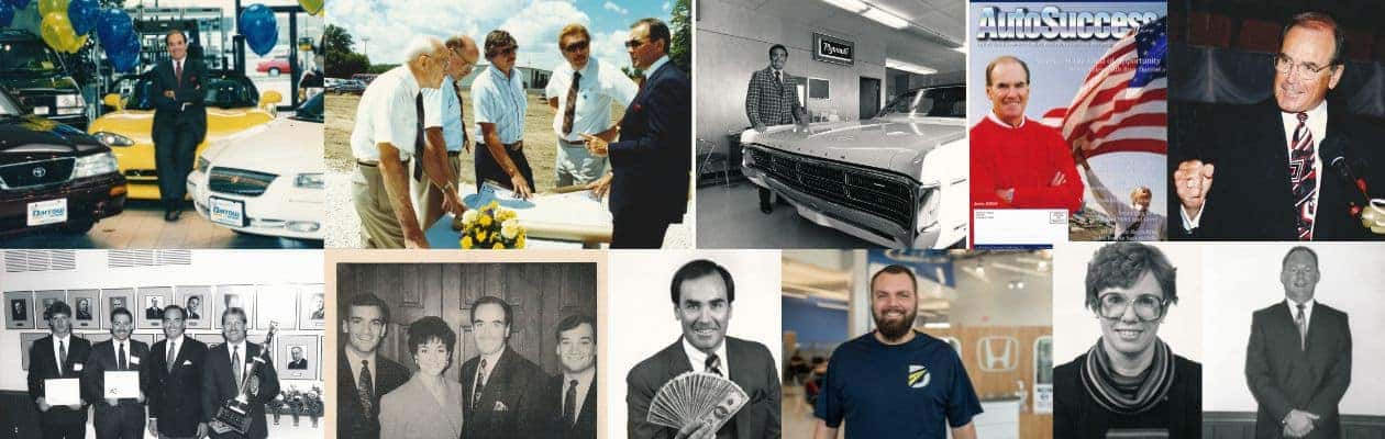 Old photos from throughout the years of Russ Darrow