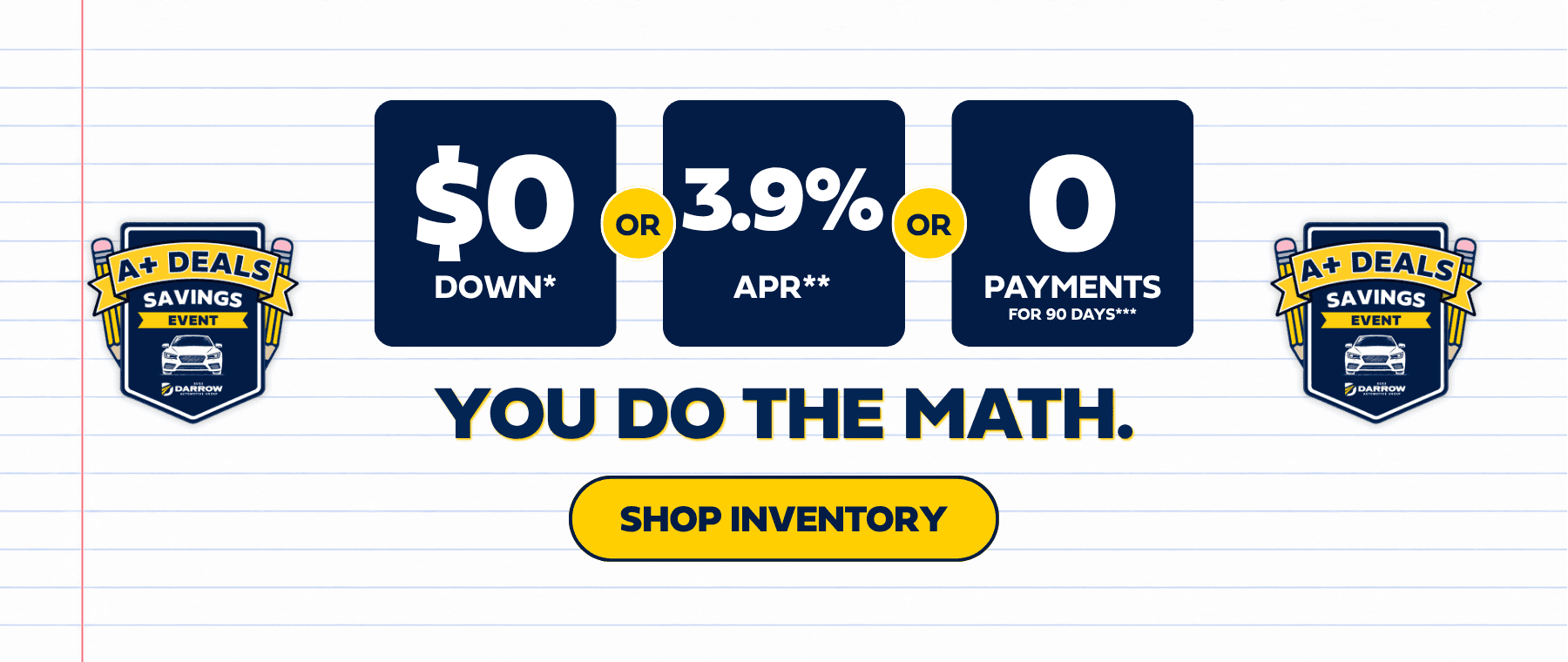 000 A+ Deals saving offer