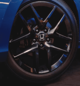 honda civic black sleek rims