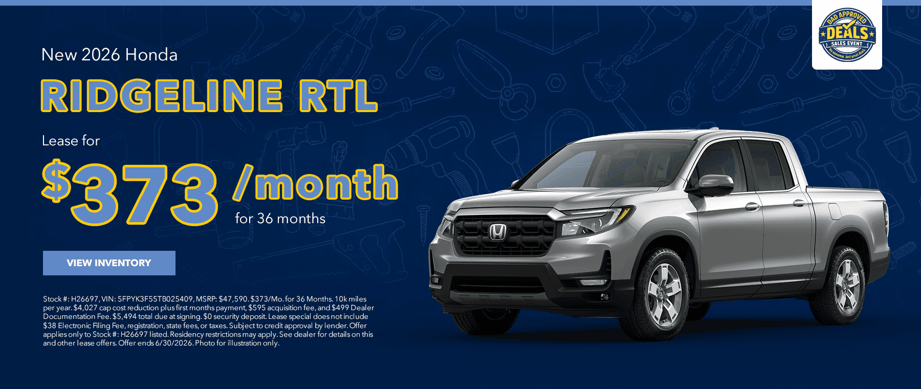 2026 Honda Ridgeline RTL
