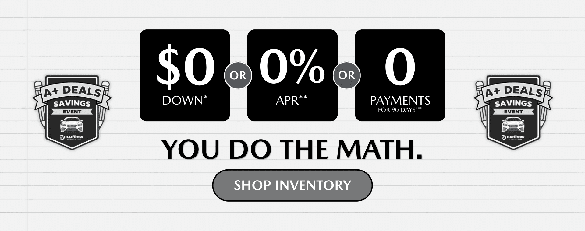 000 A+ Deals saving offer
