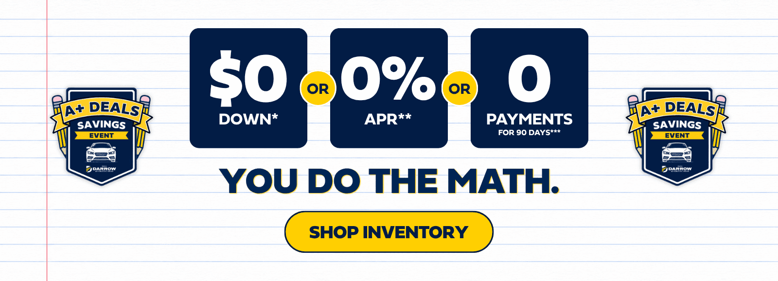 000 A+ Deals saving offer