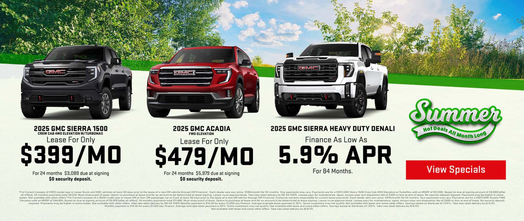 July Specials