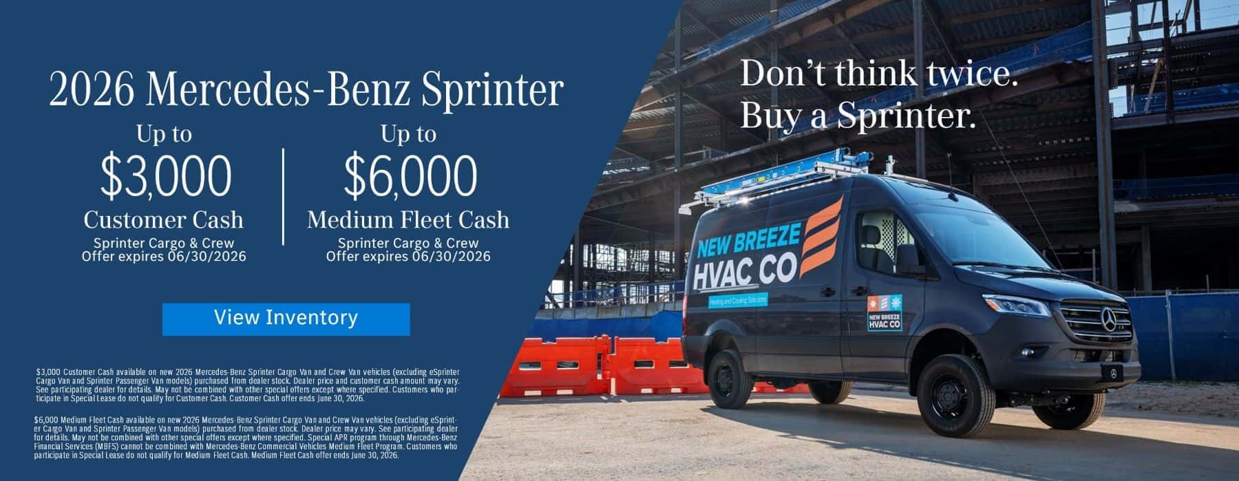 Sprinter Offer
