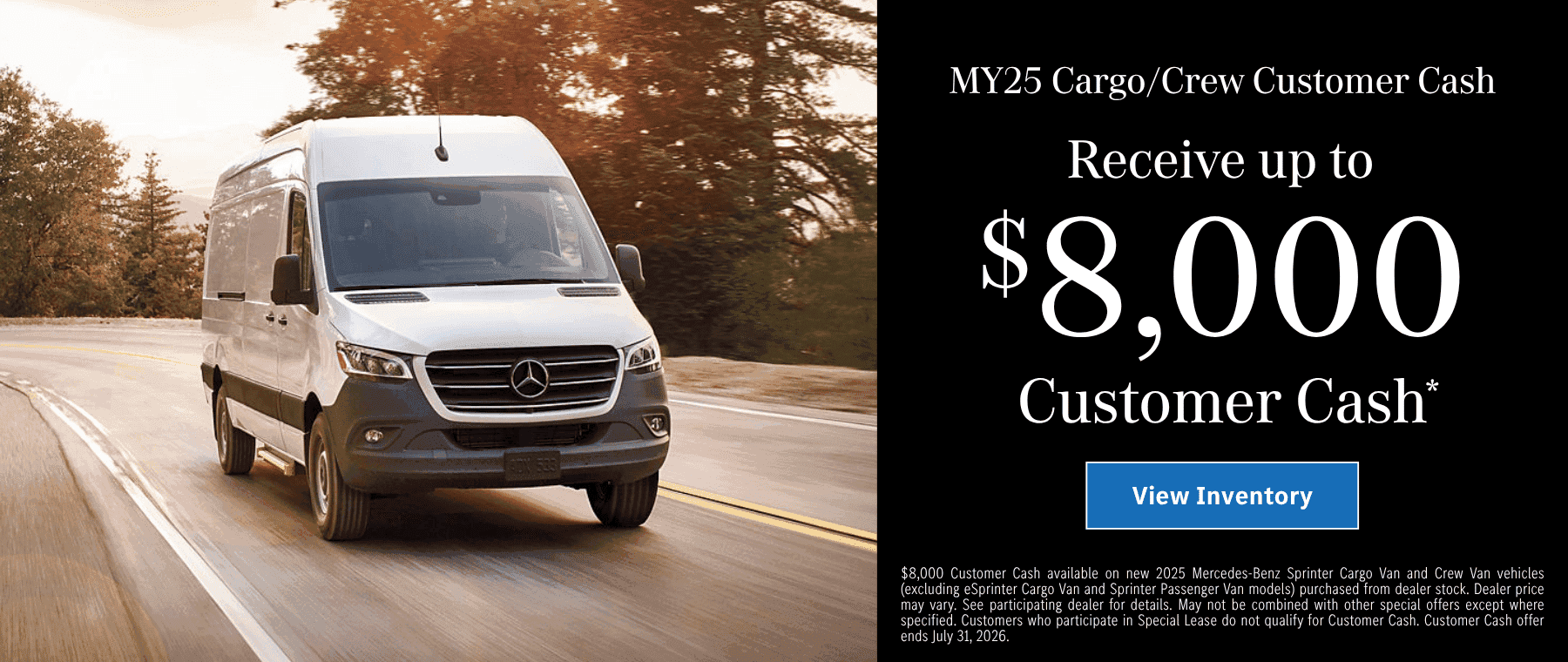 Sprinter Offer