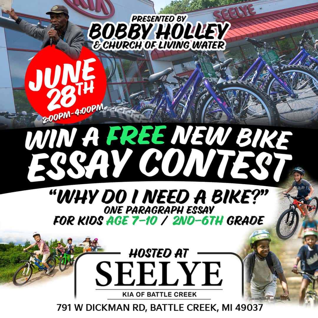 Bobby Holley Kid's Bike Giveaway : Seelye Kia Battle Creek | Seelye ...