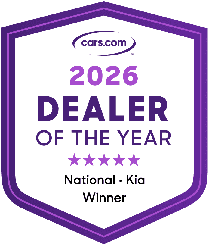 Cars.Com 2026 Kia Dealer Of the Year In the Nation