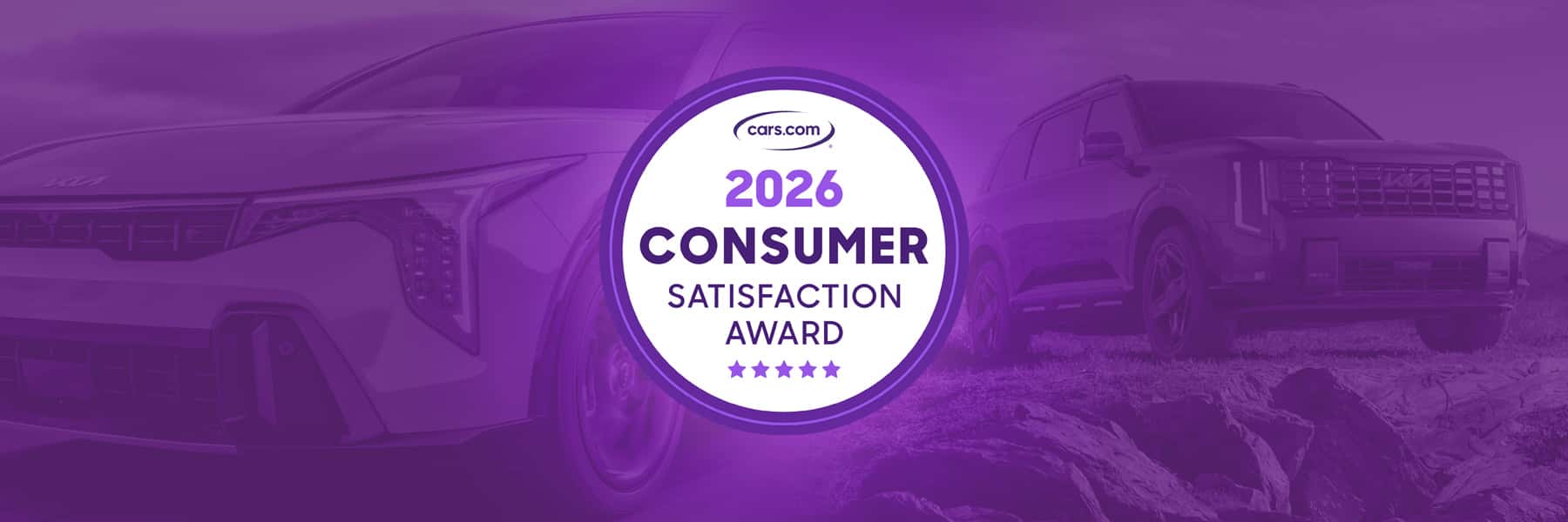 Cars.Com 2026 Customer Satisfaction Award Banner