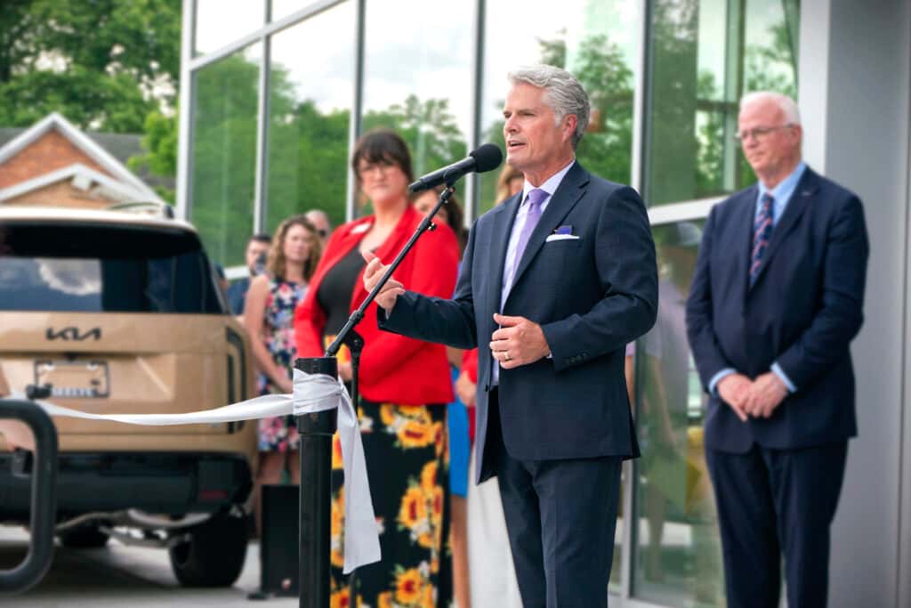Scott Fitzgerald Regional Kia Director, Seelye Kia of Battle Creek Grand Opening