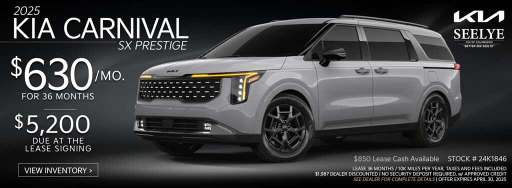 2025 Kia Carnival SX Prestige Special
