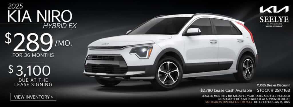 Kia Niro Hybrid EX - July Special