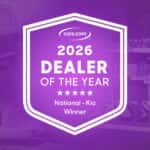 Cars.Com 2026 Kia Dealer of the Year National Banner