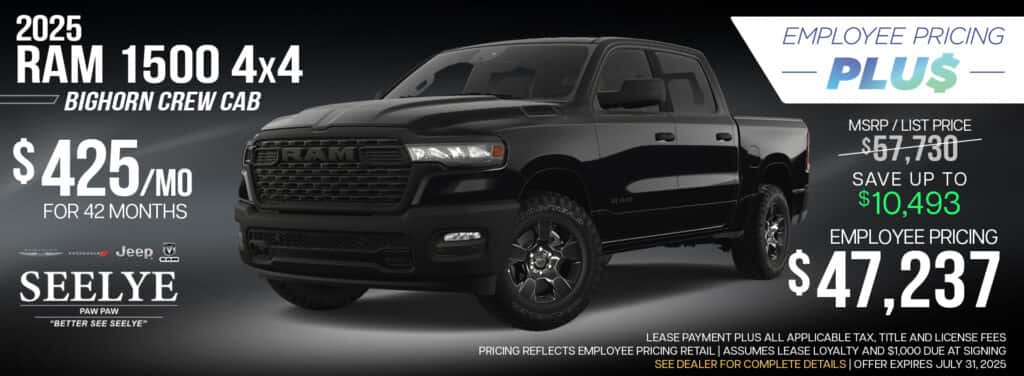 2025 Ram 1500 4x4 Bighorn (July)