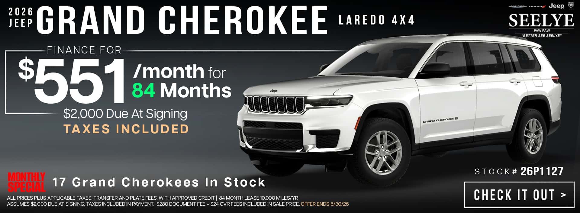 Jeep Grand Cherokee - June 2026