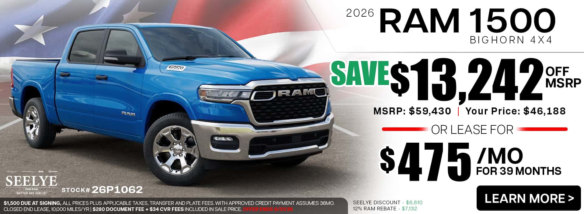 August 2026 Ram 1500 Bighorn