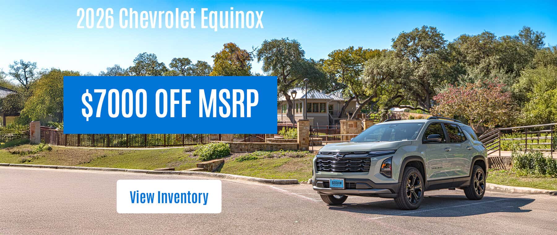 2026 Chevrolet Equinox Seguin Dealer Discount