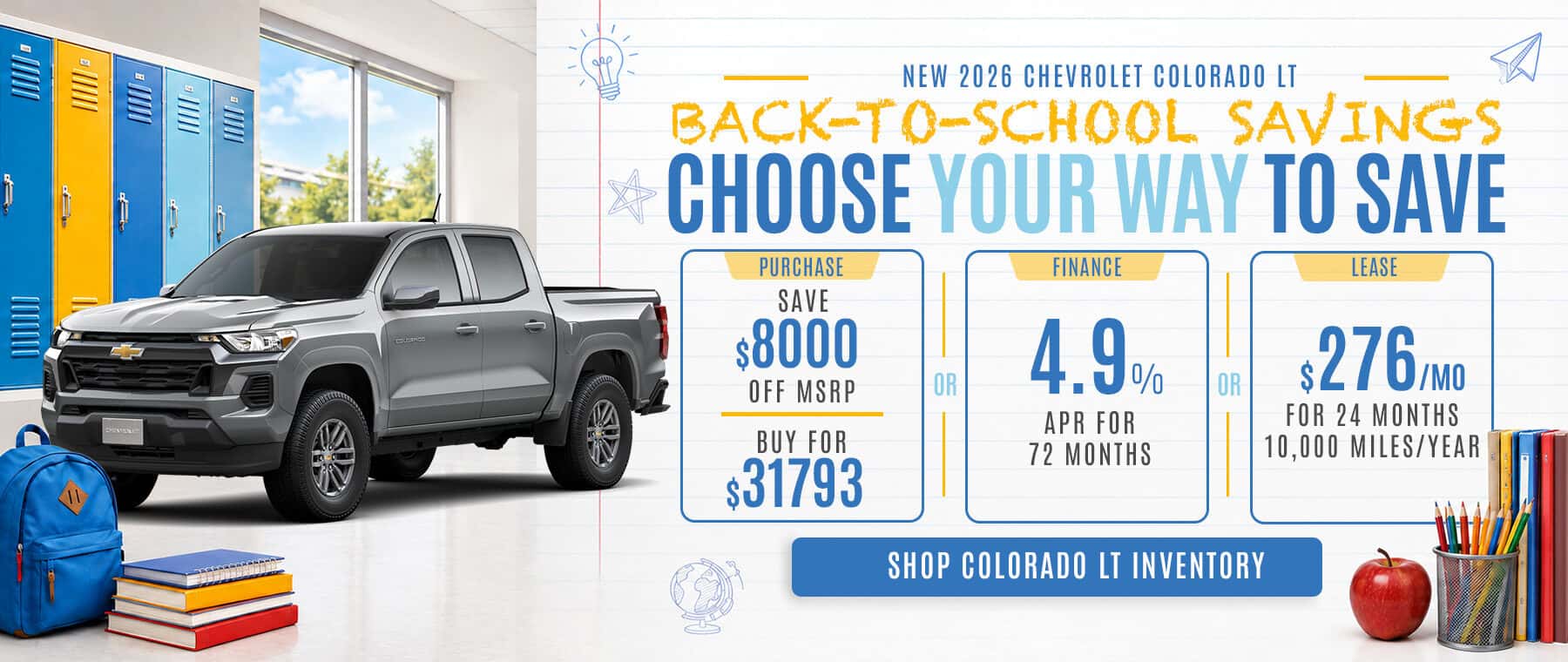 2026 Chevrolet Colorado Offer