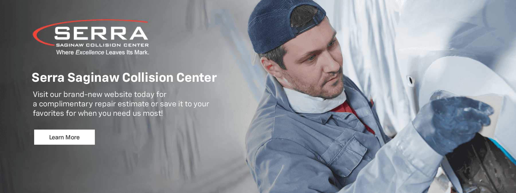 Serra Saginaw Collision Center Subtext Visit our brand-new website today for a complimentary repair estimate or save it to your favorites for when you need us most!