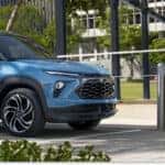 2026 Chevrolet Trailblazer Parked Alongside Happy, Smiling Couple