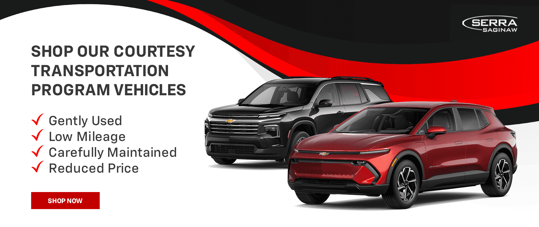 Shop Our Courtesy Transportation Program Vehicles