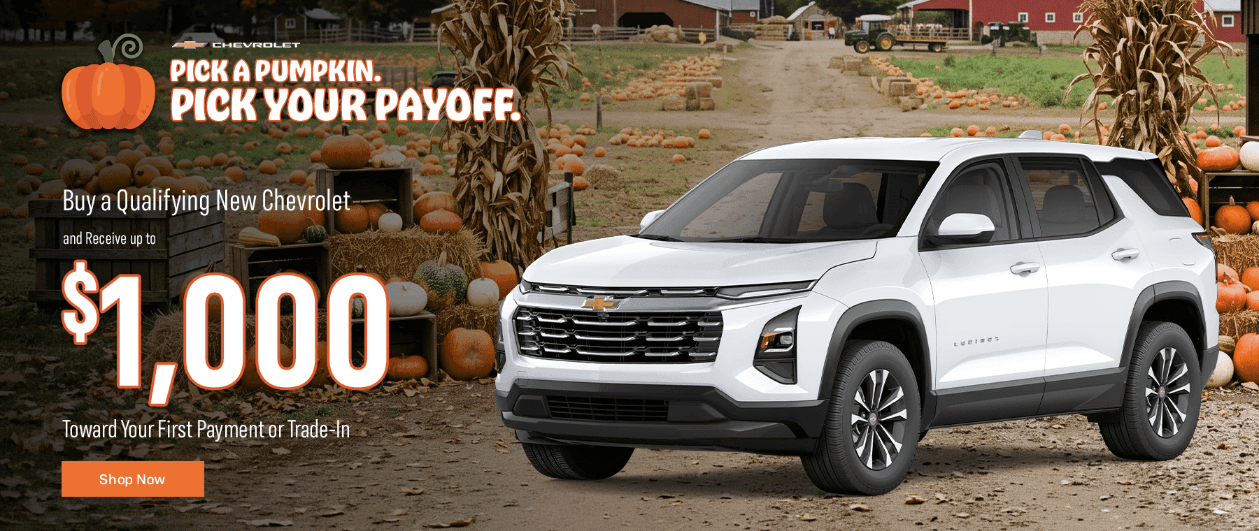 Pick a Pumpkin. Pick Your Payoff.
