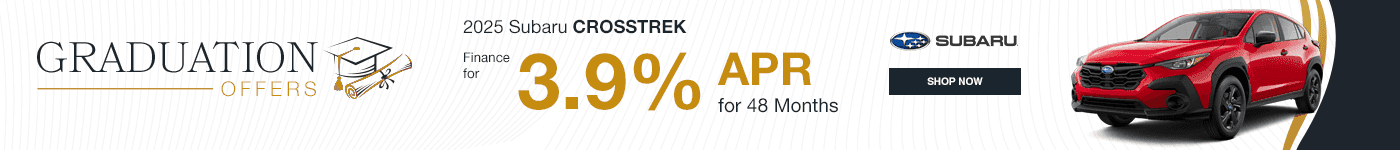 2025 Subaru Crosstrek Finance for 3.9% APR for 48 months