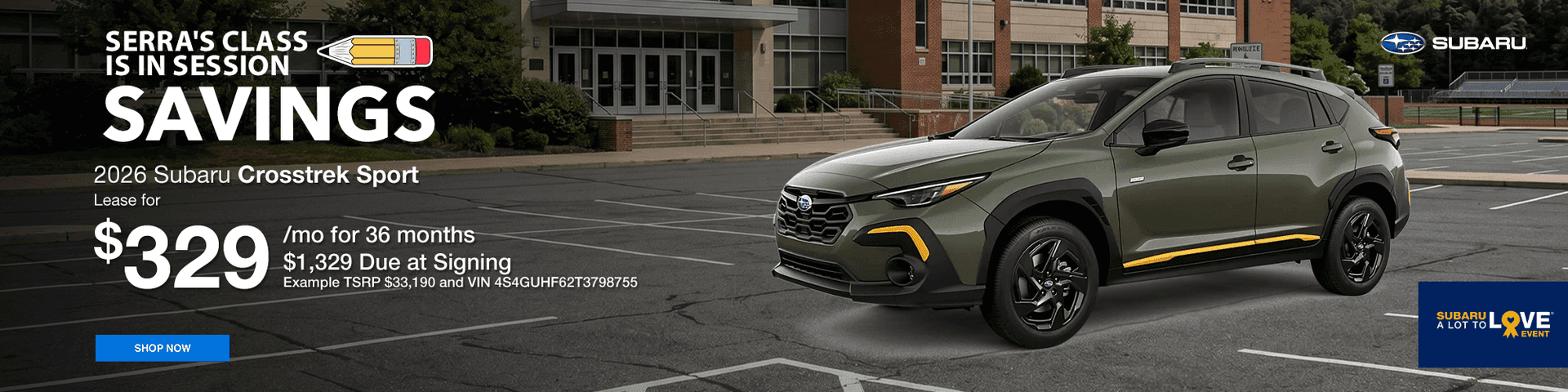 2026 Subaru Crosstrek Sport