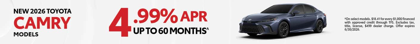 4.99% APR