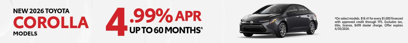 4.99% APR