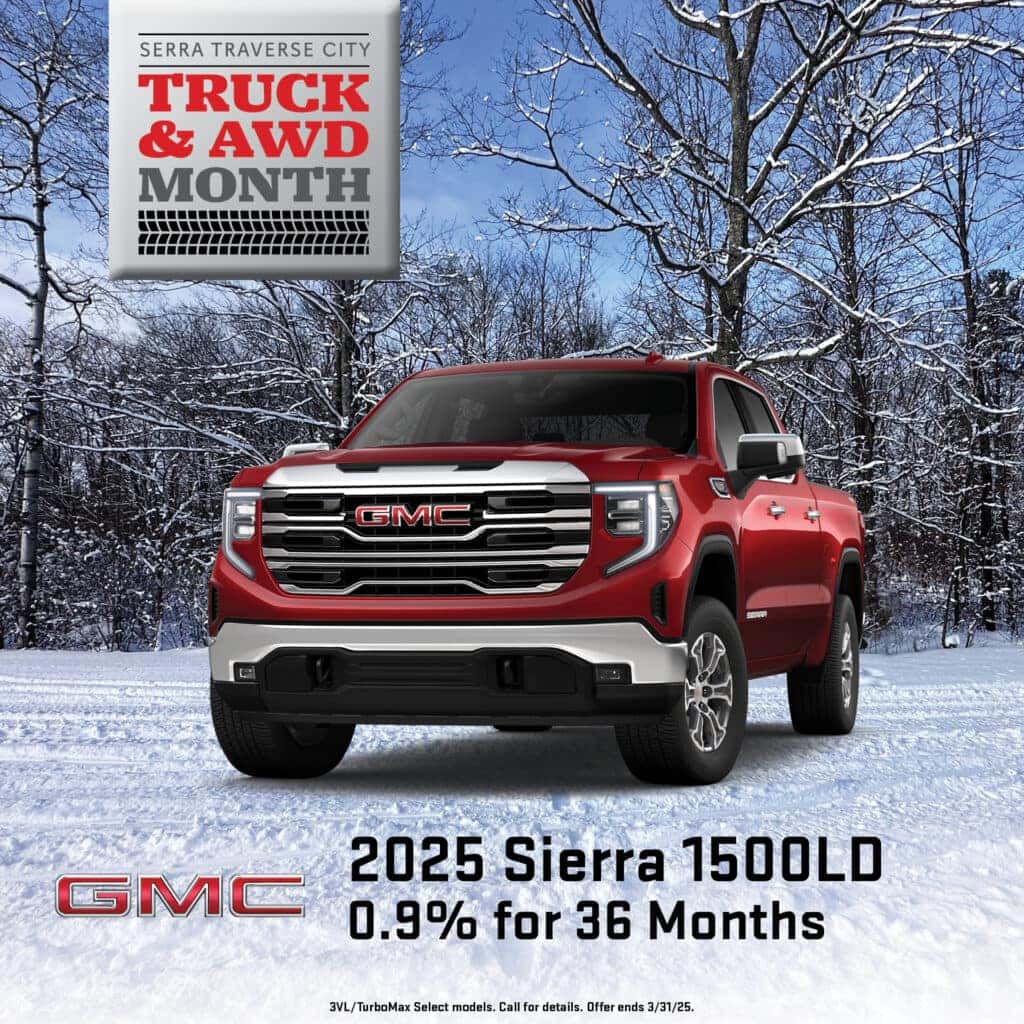 2025 GMC 1500 TurboMax, 0.9% for 36 Months, GMC Truck and AWD Month