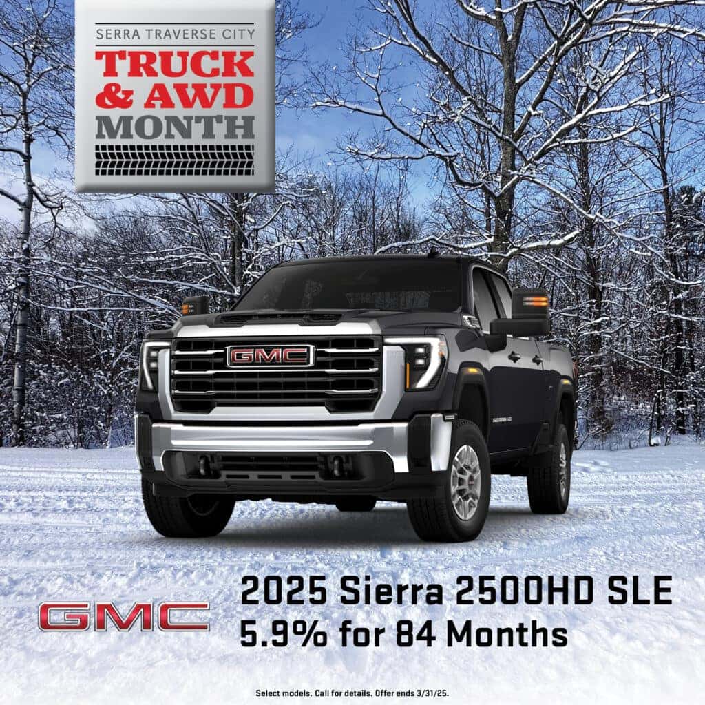 2025 GMC 2500HD, 5.9% for 84 Months, GMC Truck and AWD Month