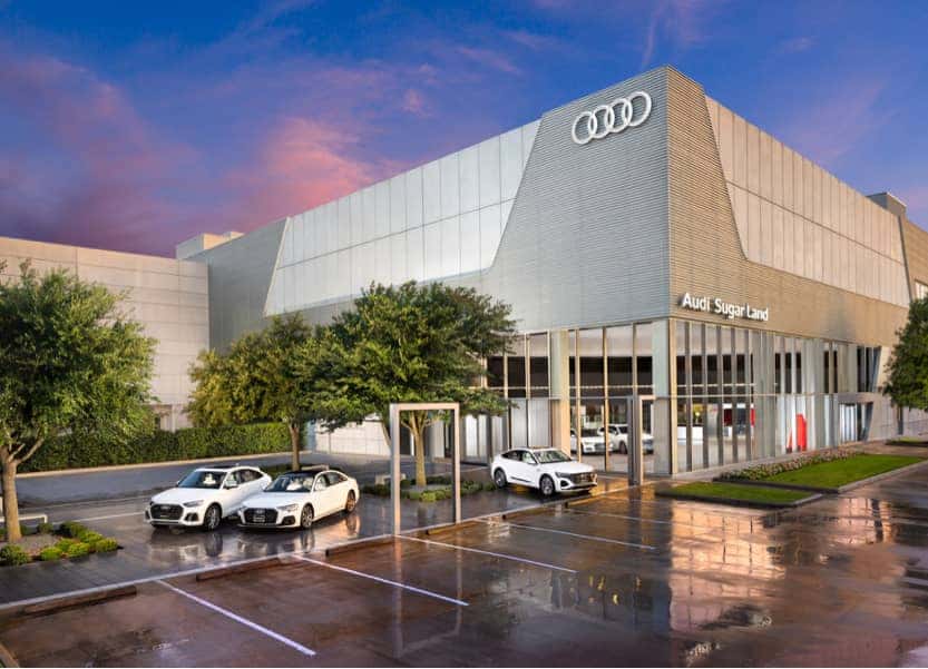 Audi Sugar Land Dealership Exterior Card