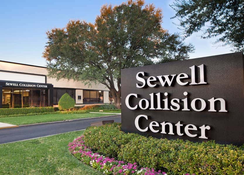 Sewell Collision Center of Dallas Dealership Exterior Card