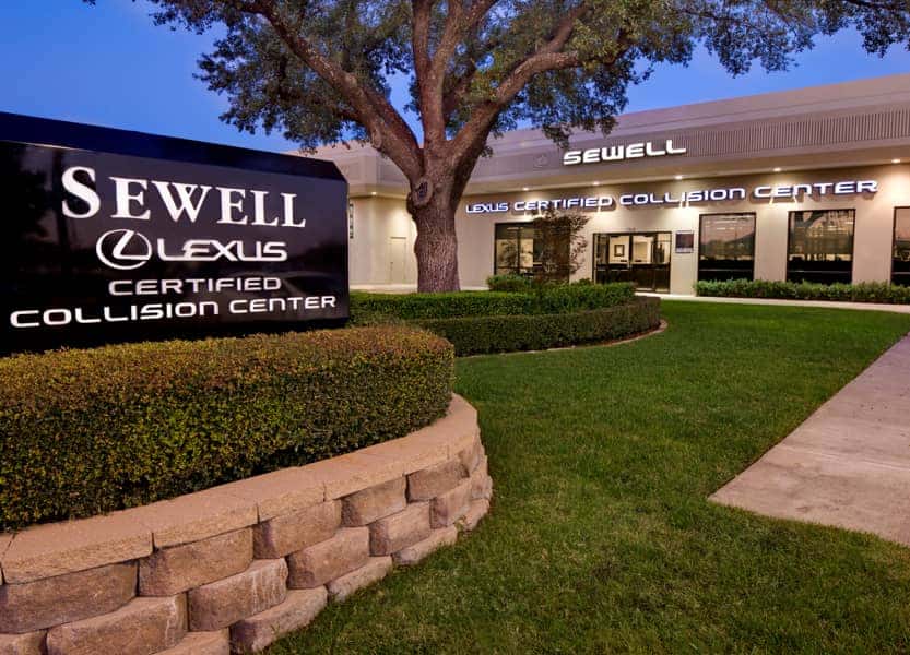 Sewell Lexus Certified Collision Center of Dallas Dealership Exterior Card