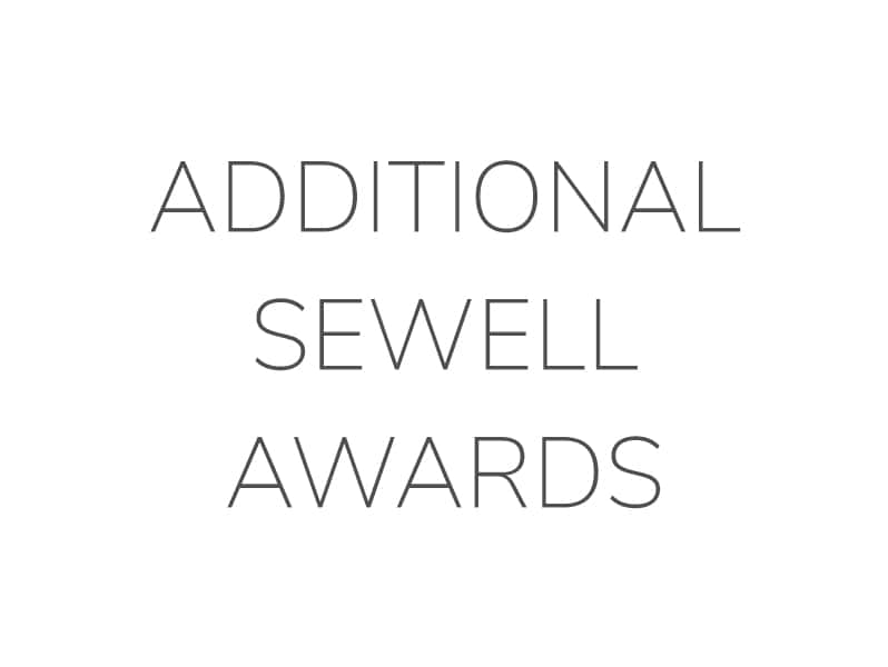 Additional Sewell Awards